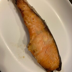 クックパーで鮭の塩焼き